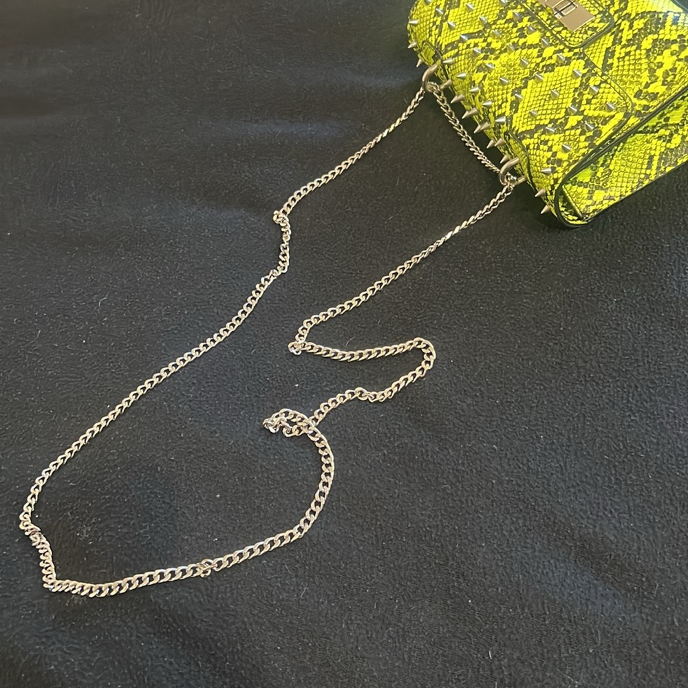 Lime green stud croc 🐊 print Steve Madden purse never used 🔥🔥new without🏷️ - Picture 8 of 8
